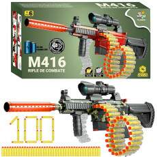 Arminha Eletr�nica +100 Dardos Metralhadora Autom�tica Nerf