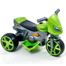 Triciclo El�trico Infantil Motoca Rider Verde Hulk Recarreg�vel 