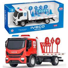 Caminh�o Guincho Plataforma Iveco Tector Infantil Brinquedo