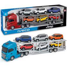 Super Caminh�o Cegonha Iveco S-Way +6 Jeep Renegade Original