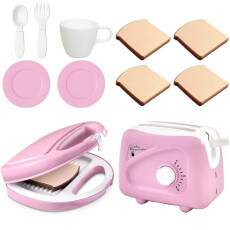 Kit 2 em 1 Torradeira e Sanduicheira de Brinquedo Infantil