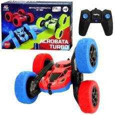 Carrinho Acrob�tico Turbo Spin 360� Pneus Emborrachados