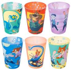 5 Copos Lembrancinha Decora��o Festa Infantil Filme Zootopia