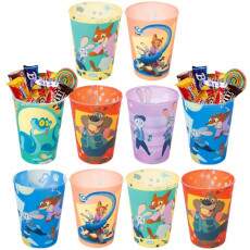 15 Copos Lembrancinha Decora��o Festa Infantil Filme Zootopia