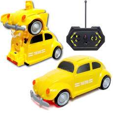 Rob� Transformer Carrinho Fusca de Controle Sem Fio 2 em 1