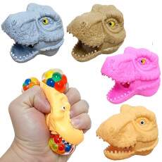 4 Dinos Rex de Apertar Squishy lembrancinha Festa Infantil