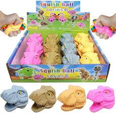 12 Dinos Rex de Apertar Squishy lembrancinha Festa Infantil
