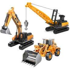 3 M�quinas Guindaste Trator P� Carregadeira e Escavadeira