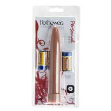 Vibrador Personal Grande Bege - Hot Flowers