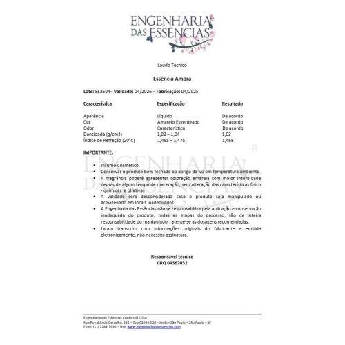 Essncia Amora - Opes: 04/2026