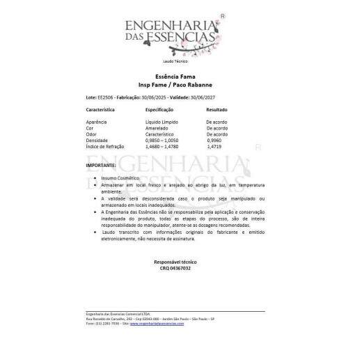 Essncia FAMA Insp Fame / Paco Rabanne : 30/06/2027