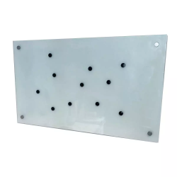 Lousa de Vidro Magntica Branca 100x60