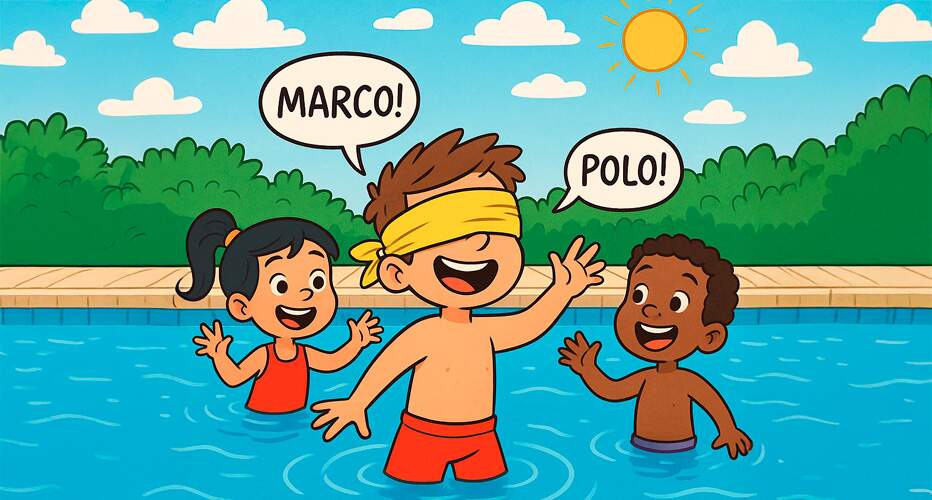 15 brincadeiras na piscina