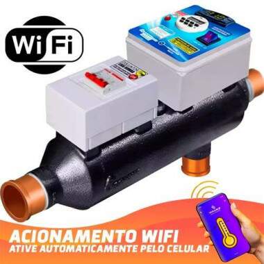 AQUECEDOR AUTO 260 22 KW WIFI TRIFSICO 220V PARA BOMBA TRIFASICA