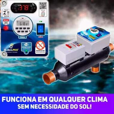 AQUECEDOR AUTO 260 22 KW WIFI TRIFSICO 220V PARA BOMBA TRIFASICA