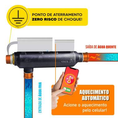 Aquecedor Eltrico para Piscina At 60 Mil Litros Temporizado