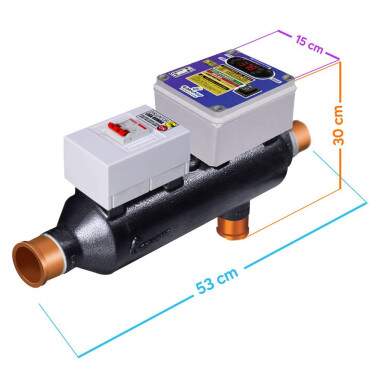 Aquecedor Eltrico para Piscina At 60 Mil Litros Temporizado