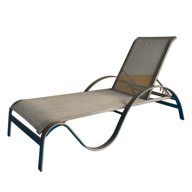 ESPREGUIADEIRA QUALITA ONDULADA TELA COR CHAMPANHE C/ TELA BEGE