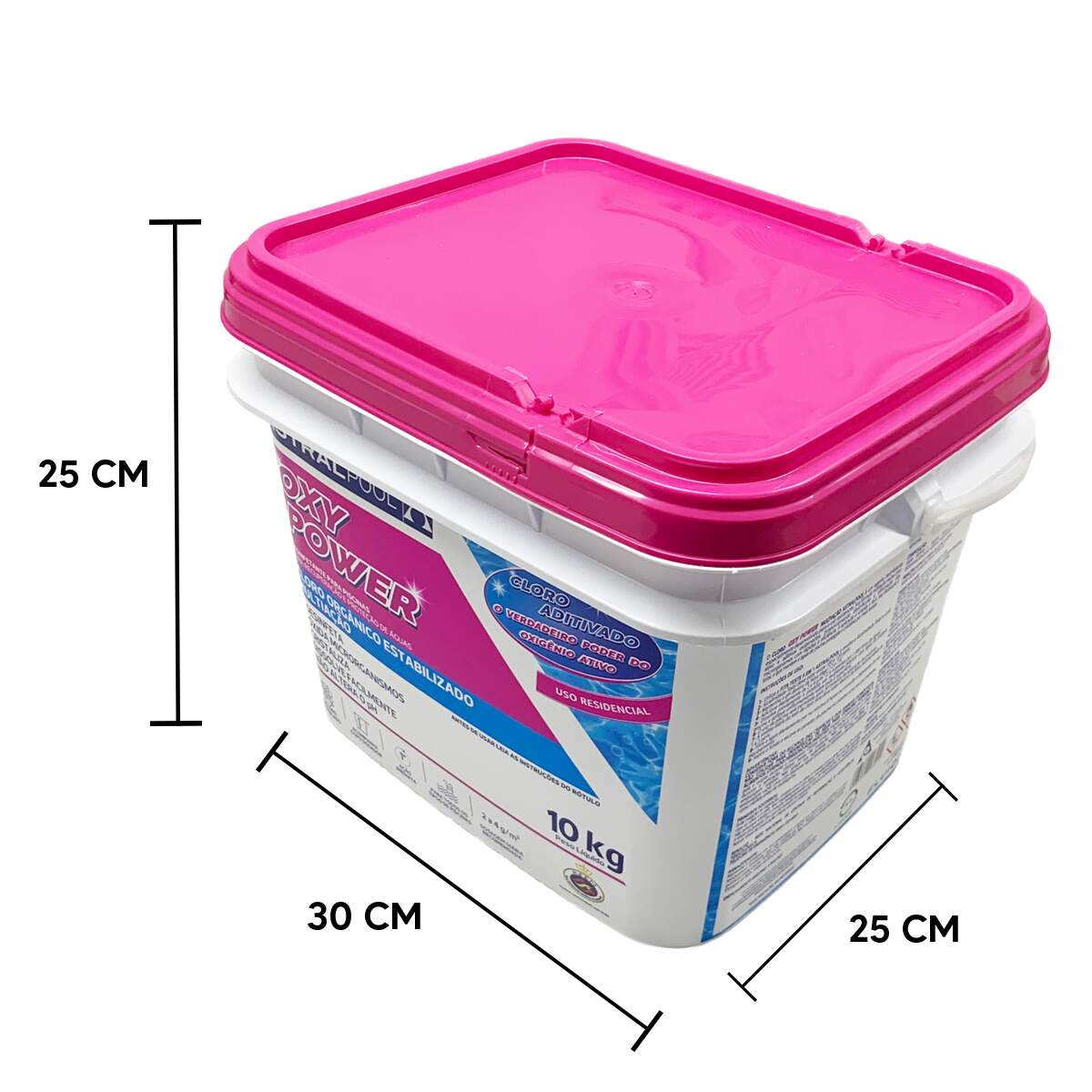 CLORO OXY POWER MULTIAÇÃO ASTRAPOOL 10KG 45% CLORO ATIVO