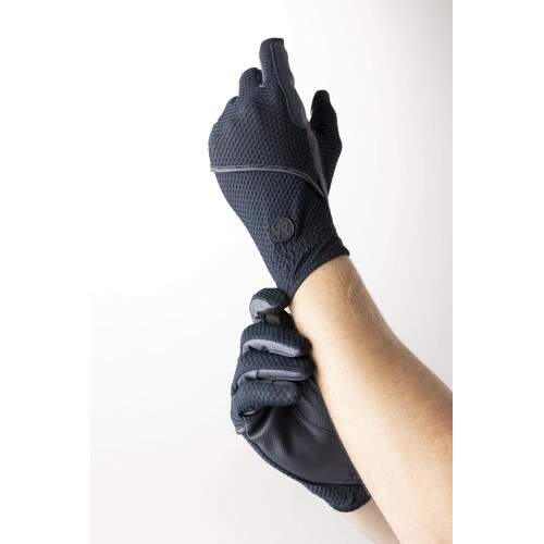 Luva esportiva hipismo com design minimalista e grip leve