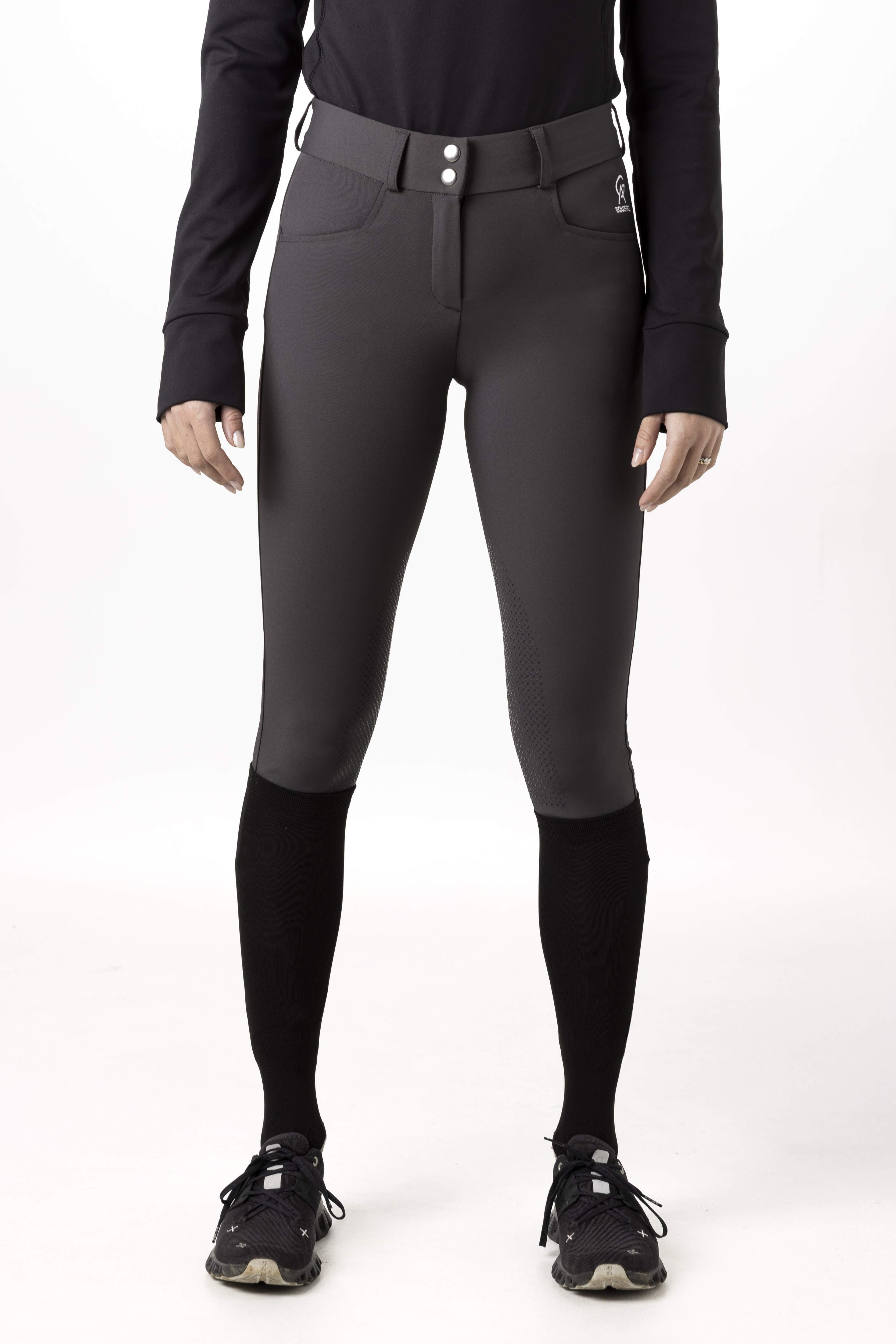 Culote Hipismo Feminino Half Grip anti-shedding treinos e provas
