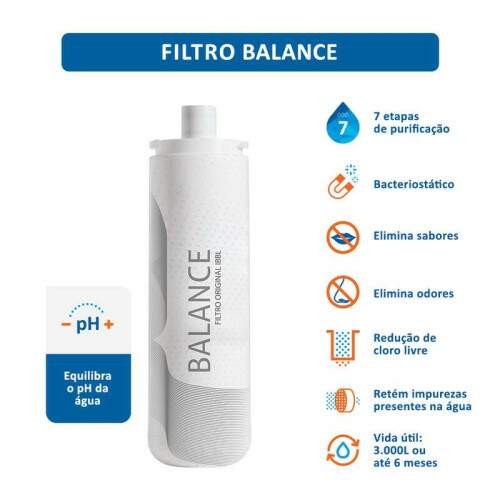 Refil IBBL Balance Original Para Purificador De gua IBBL