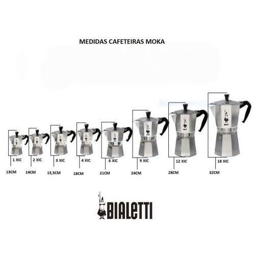 Borracha De Vedao Original Para Cafeteira Bialetti 1 Xcara ID985 Confira a sua Cafeteira nas Tabelas de Tamanhos