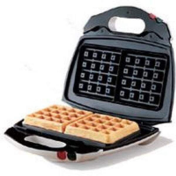 Resistncia Superior 127V Com Chapa de Teflon Mquina Waffle Hamilton Beach Modelo 26200 ID9066