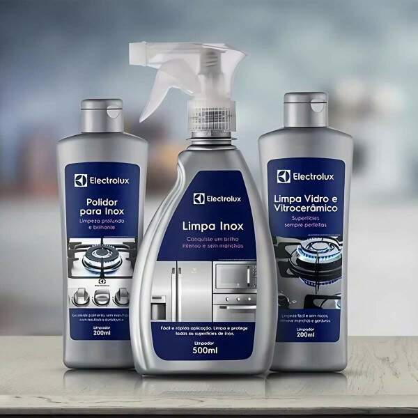 Limpa Inox L�quido Electrolux - Brilho Impec�vel e Prote��o!