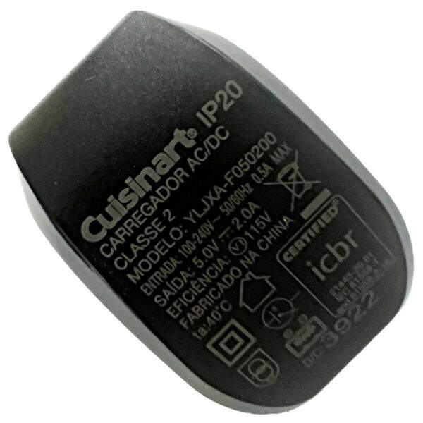 Ponteira De Carregador USB Mixer Cuisinart RHB100DBR ID56992