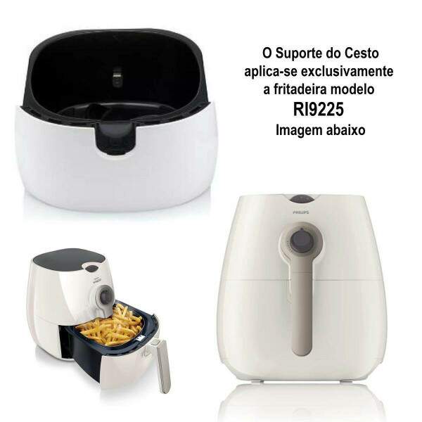 Suporte Do Cesto Original Fritadeira Philips Walita Exclusivo Para RI9225 ID24850
