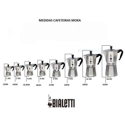 Filtro 3-4 Xicaras Original Cafeteira BIALETTI TRADICIONAL MOKA EXPRESS e BREAK ID42123 Confira o Seu Modelo nas Imagens