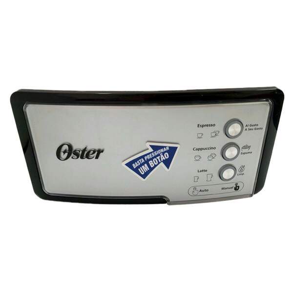 Painel Com Placa Prata Original Da Cafeteira Oster BVSTEM6601S R42528
