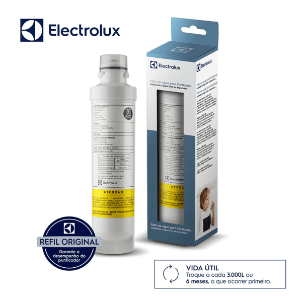 Filtro Refil Original de gua para Purificador Electrolux PA21G PA26G PA31G PE11B PE11X PC41B PC41X PH41B ... ID48103