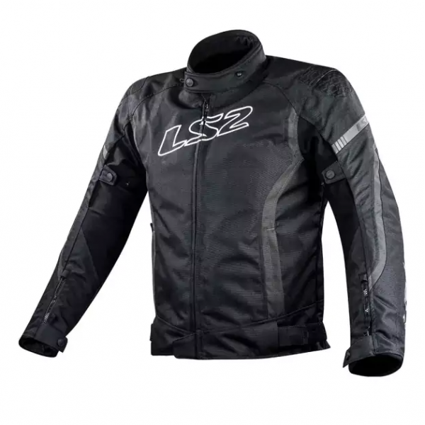 JAQUETA LS2 GATE BLK/DARK GREY