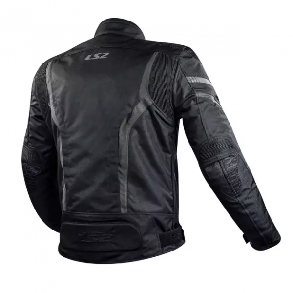 JAQUETA LS2 GATE BLK/DARK GREY