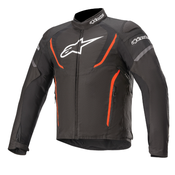 JAQUETA ALPINESTARS T-JAWS V3 WP PRETO VERMELHO