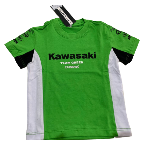 CAMISETA ALLBOY KAWASAKI BEBE VERDE LIMAO 