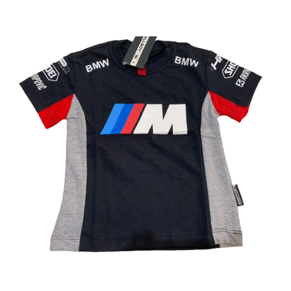 CAMISETA ALLBOY BMW BEBE PRETO 