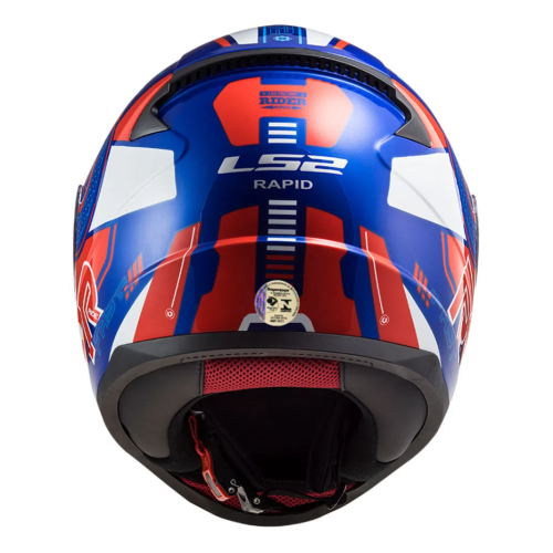 Capacete LS2 Rapid FF353 Stratus Blue/Red/White