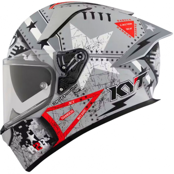 Capacete Kyt R2R Max Assault Matt Grey