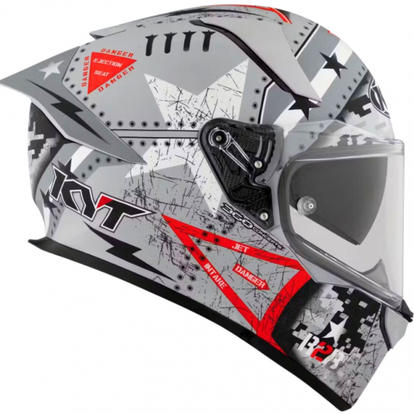Capacete Kyt R2R Max Assault Matt Grey