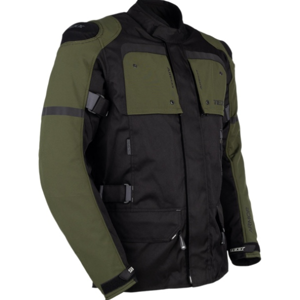 Jaqueta Texx Armor Masc Preta/Verde