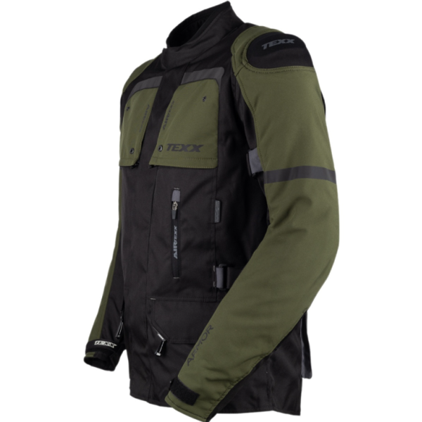 Jaqueta Texx Armor Masc Preta/Verde