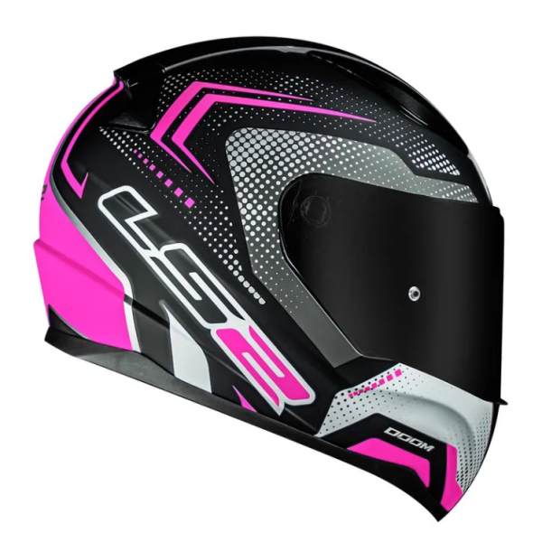 Capacete LS2 Rapid FF353 Doom Matte/Blk/Pink