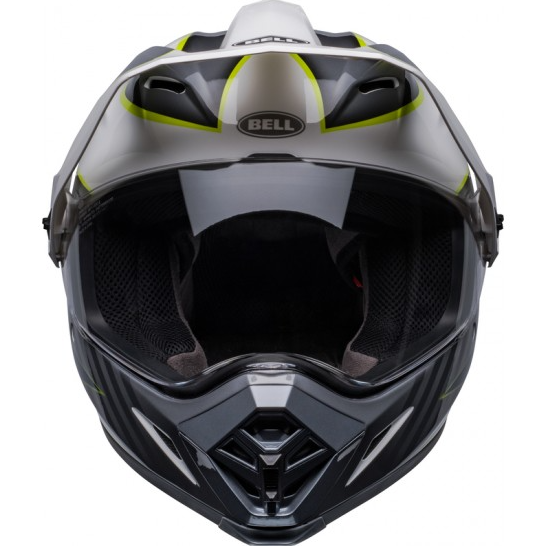 Capacete Bell Mx 9 Adventure Mips Dalton White Hiviz Yellow
