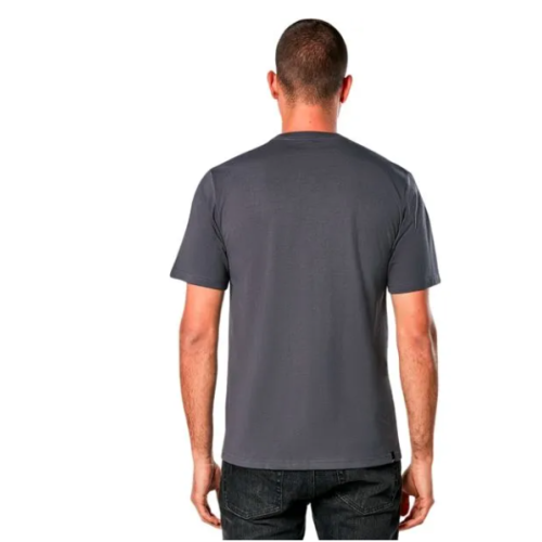 Camiseta Alpinestars Flang Cinza Escuro/Preto 2xl