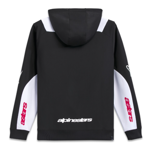 Moletom Alpinestars Sessions V3 Hoodie Preto/Branco/Vermelho