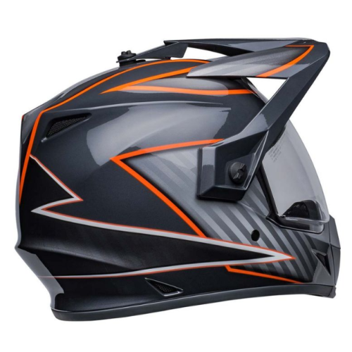 Capacete Bell MX 9 Adventure Mips Dalton Gloss Black Orange