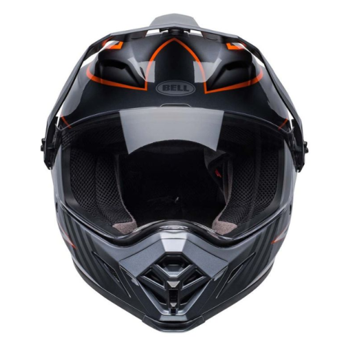 Capacete Bell MX 9 Adventure Mips Dalton Gloss Black Orange